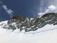 Le Rateau vu du glacier de la Girose