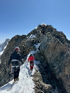 Crête du pic de la Grave